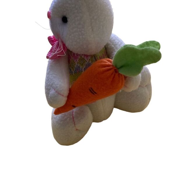 Rare Delton Fine Collectables 12” Easter Bunny - Picture 3 of 7